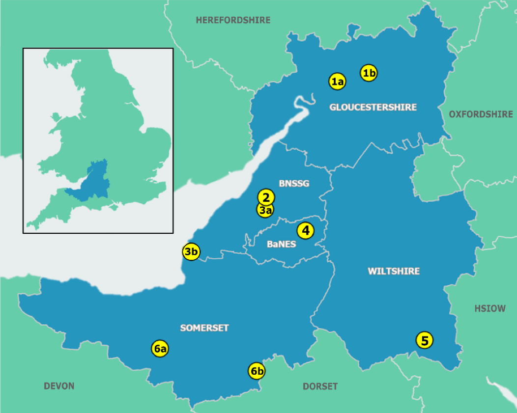 SWAG Our Geography map