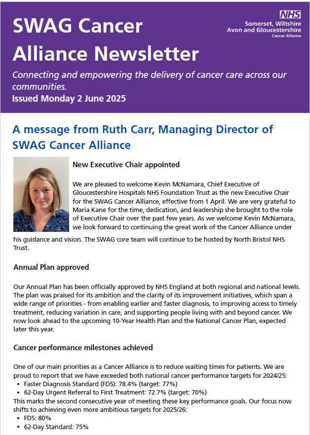 SWAG Newsletter image June25